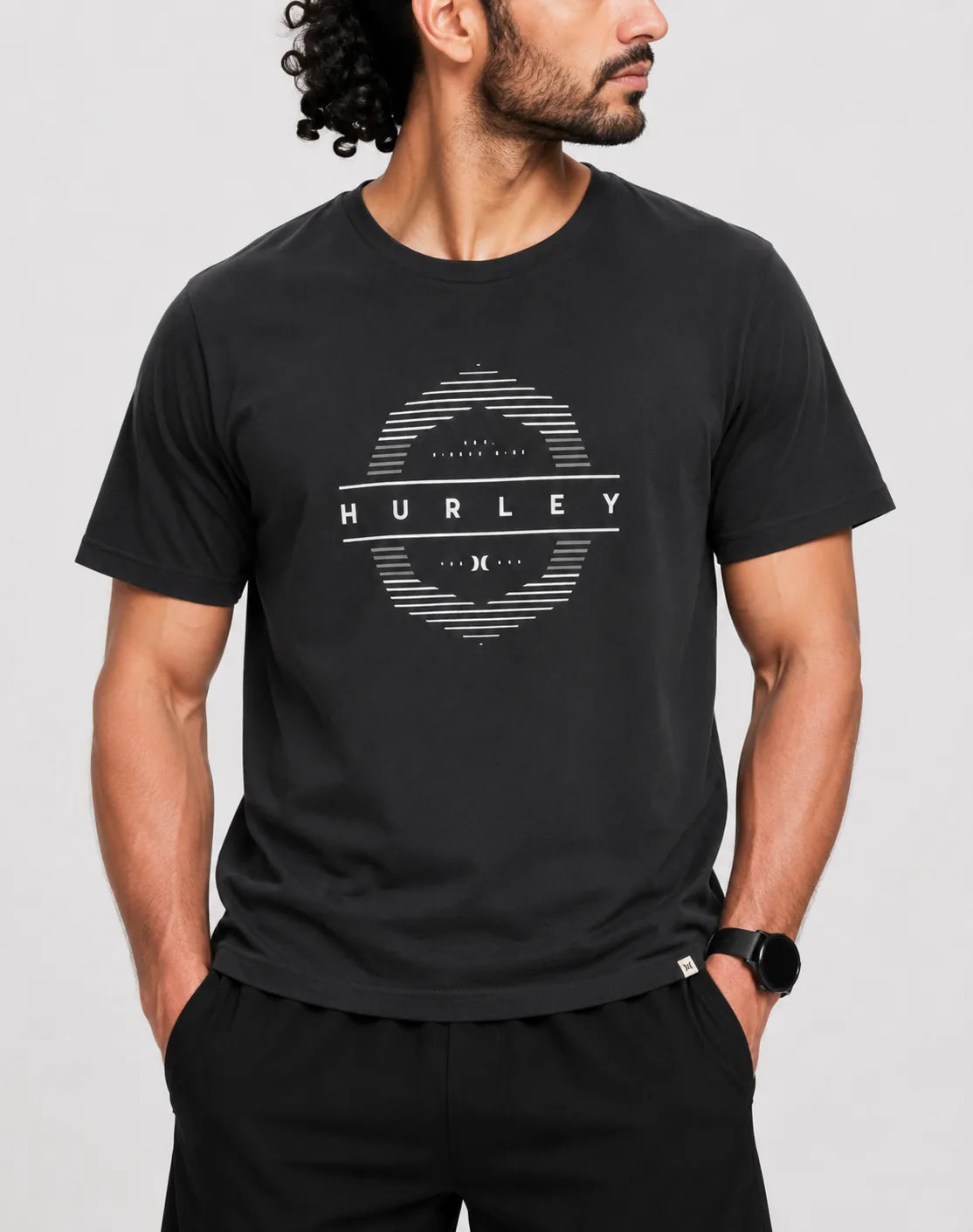 Hurley Men Cotton Black T Shirt L – Preloved Labels