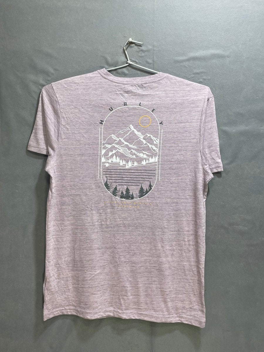 Hurley Purple Cotton T Shirt For Men M - Preloved Labels