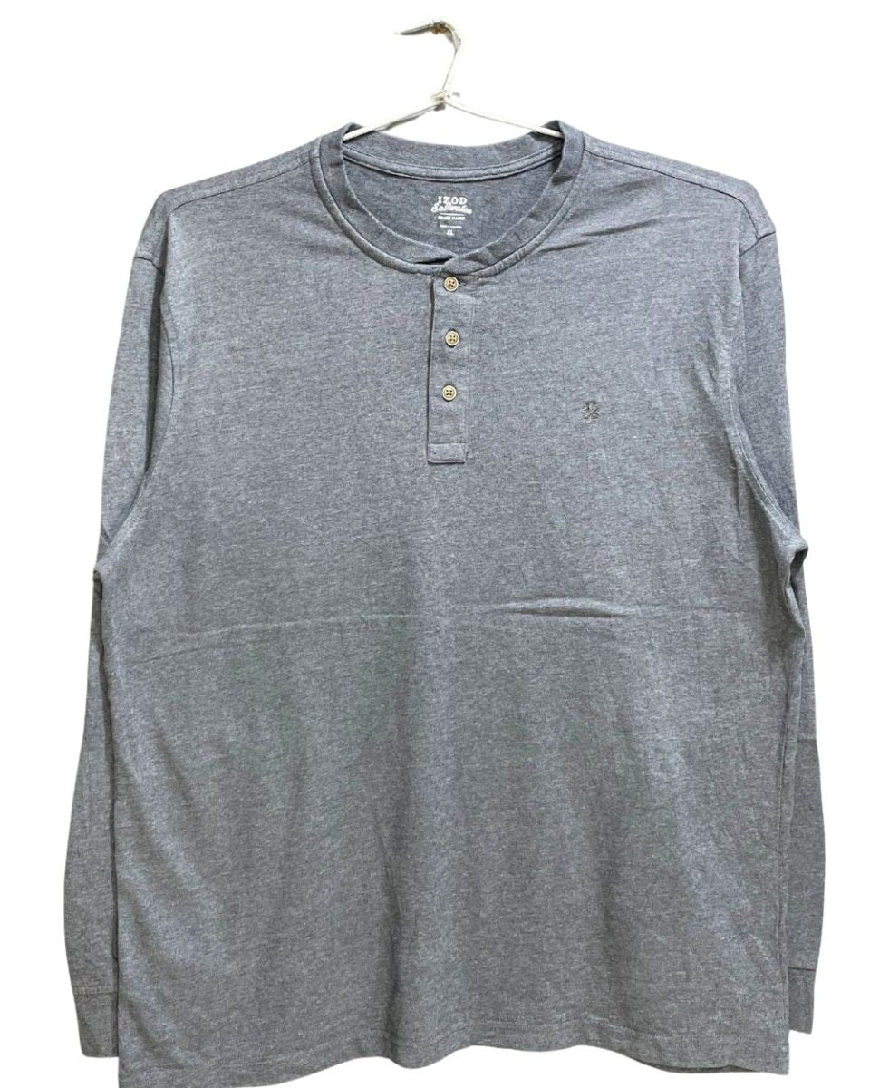 Izod Gray Cotton T Shirt For Men XL - Preloved Labels