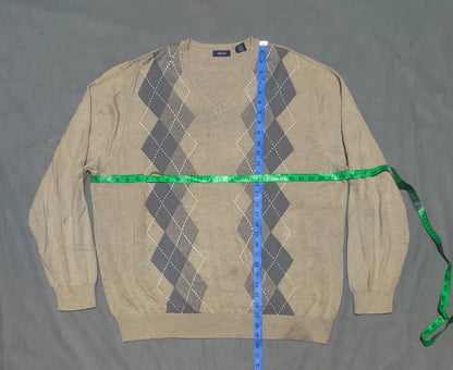 Izod Men Cotton Fleece Cream Sweater 2XL – Preloved Labels (view 5)