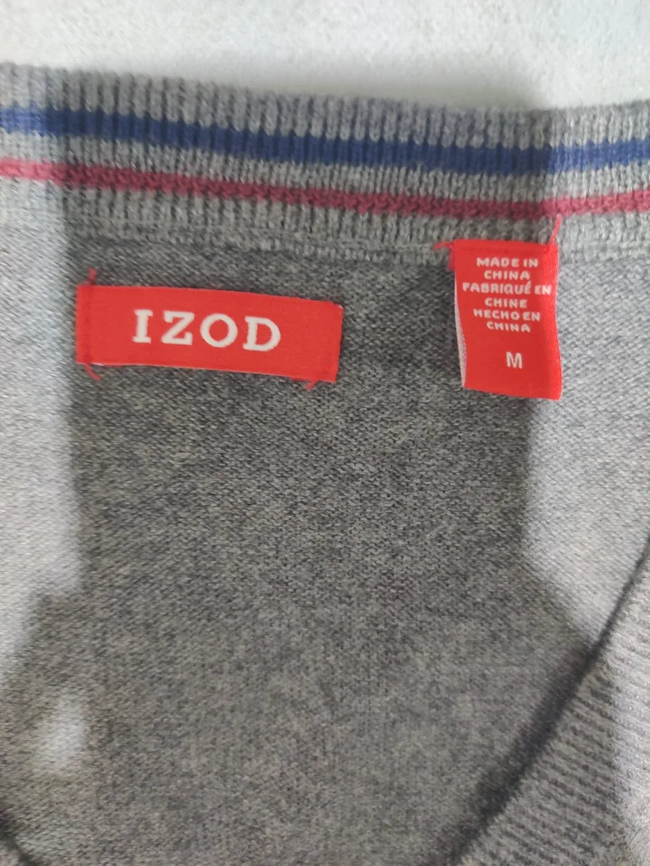 Izod Men Cotton Fleece Gray Sweater M – Preloved Labels (view 3)