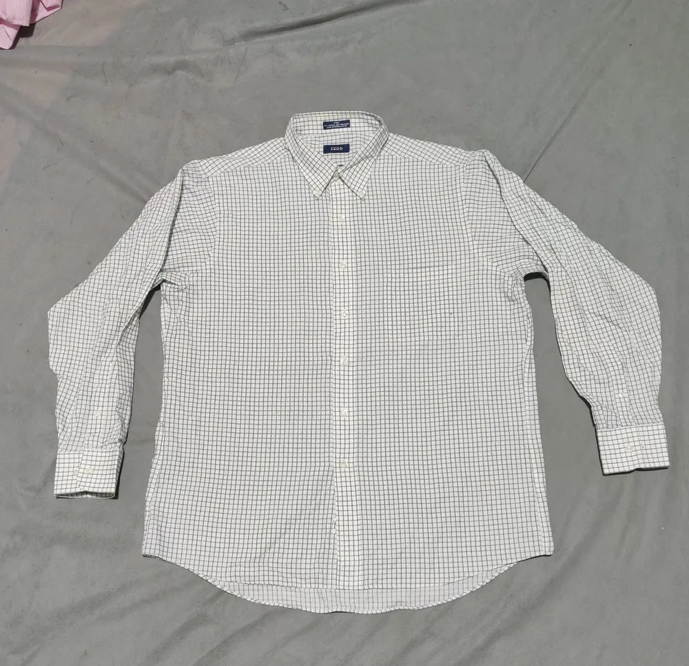 Izod Men Cotton Green Shirt XL – Preloved Labels (view 2)