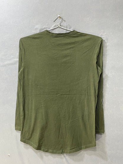 Jack & Jones Green Cotton T Shirt For Men M - Preloved Labels