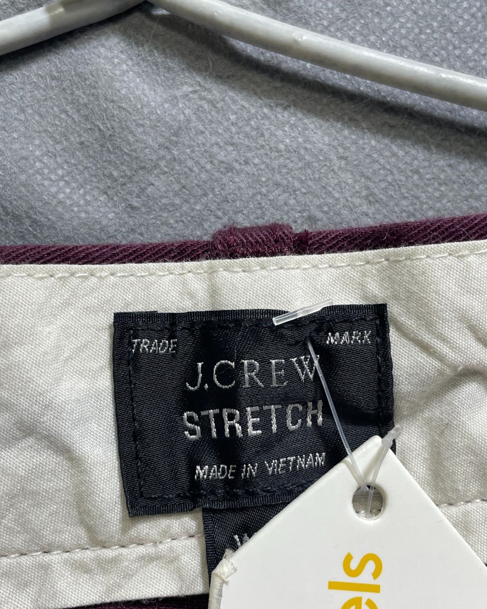J.Crew Maroon Cotton Dress Pant For Men L - Preloved Labels
