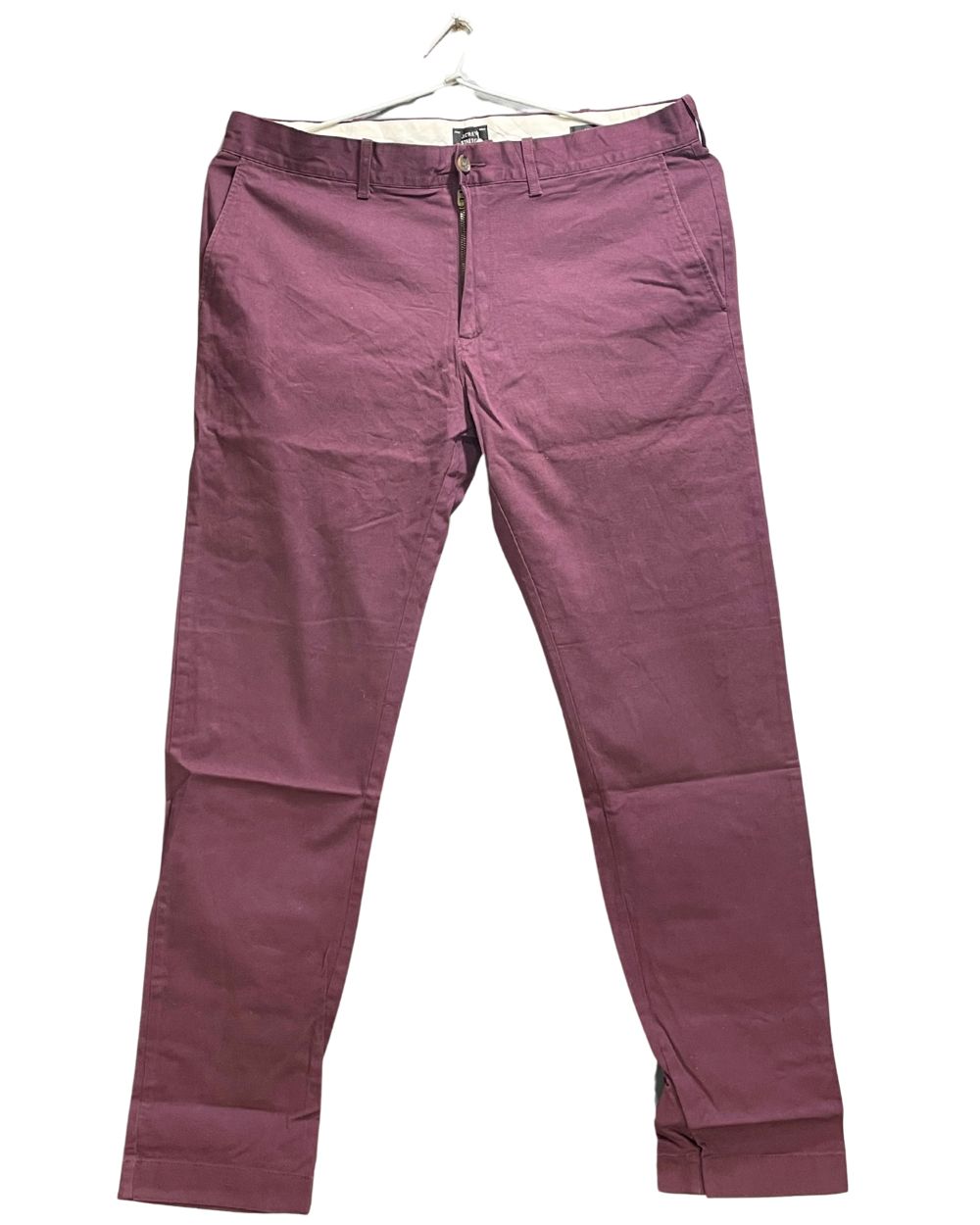 J.Crew Maroon Cotton Dress Pant For Men L - Preloved Labels
