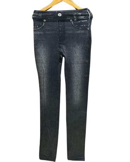 Jegging Black Polyester Stretch Gym tights For Women M - Preloved Labels