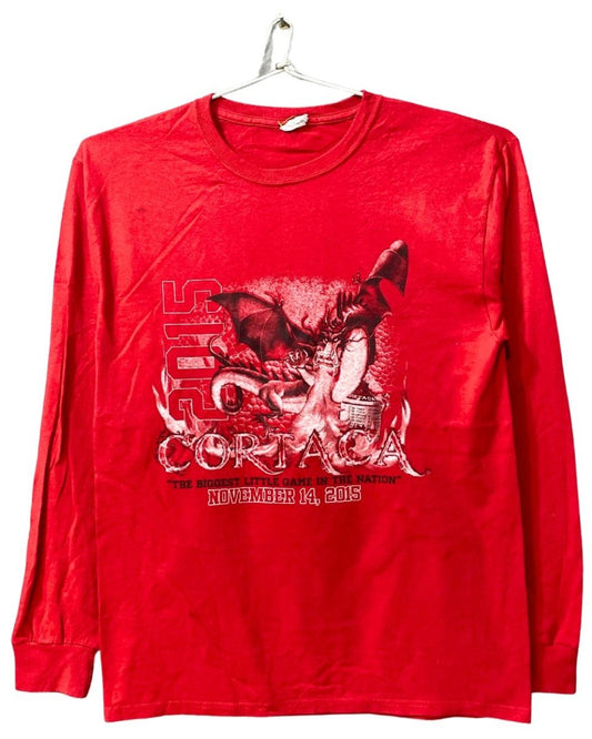 Jerzees Red Cotton T Shirt For Men Medium - Preloved Labels
