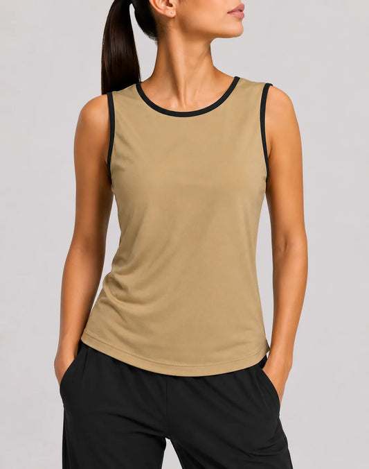 Jihuilai Women Sport Cream Vest T Shirt XL – Preloved Labels