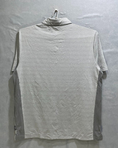 Jockey Sport Grey Polyester Sport Polo T Shirt For Men X Large - Preloved Labels