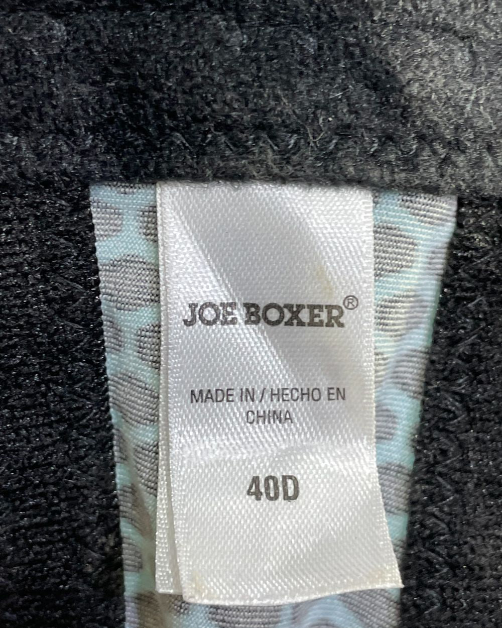 Joe Boxer Black Bra For Women X Large - Preloved Labels