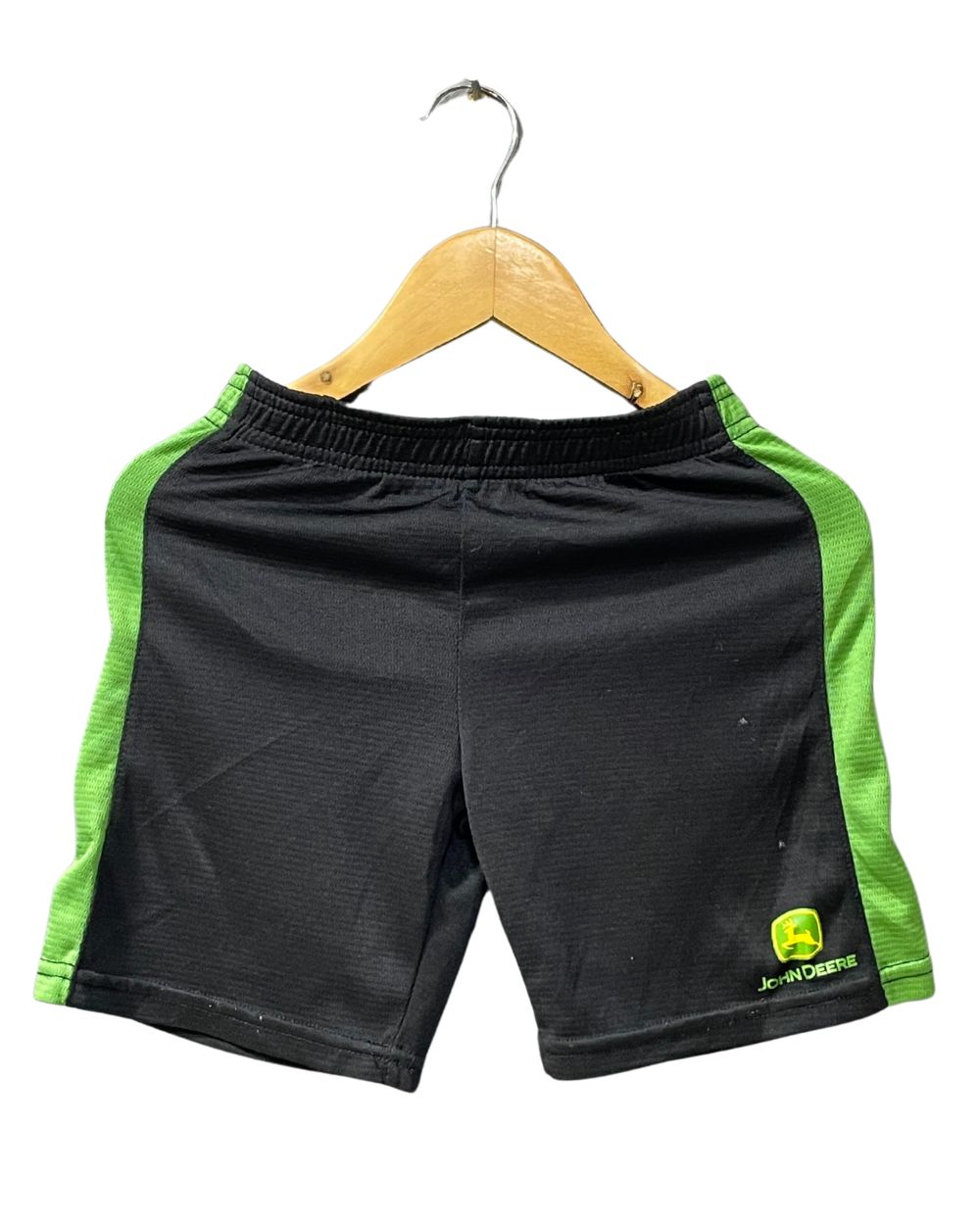 John Deere Black Sports Short For Kids 4 Years - Preloved Labels