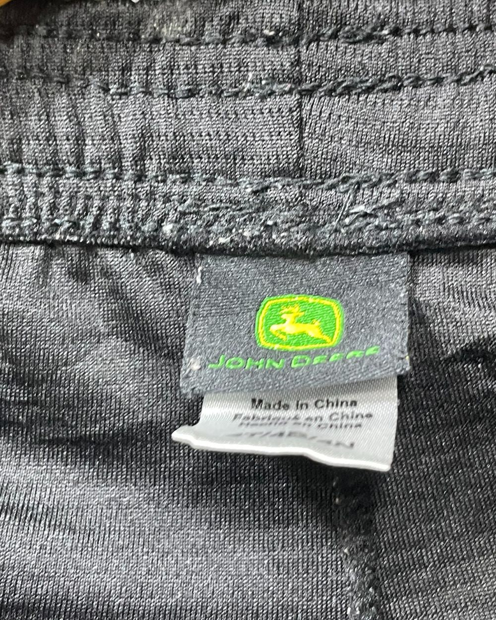 John Deere Black Sports Short For Kids 4 Years - Preloved Labels