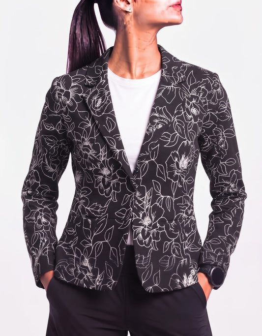 Jones New York Women Black Floral Sweater S – Preloved Labels