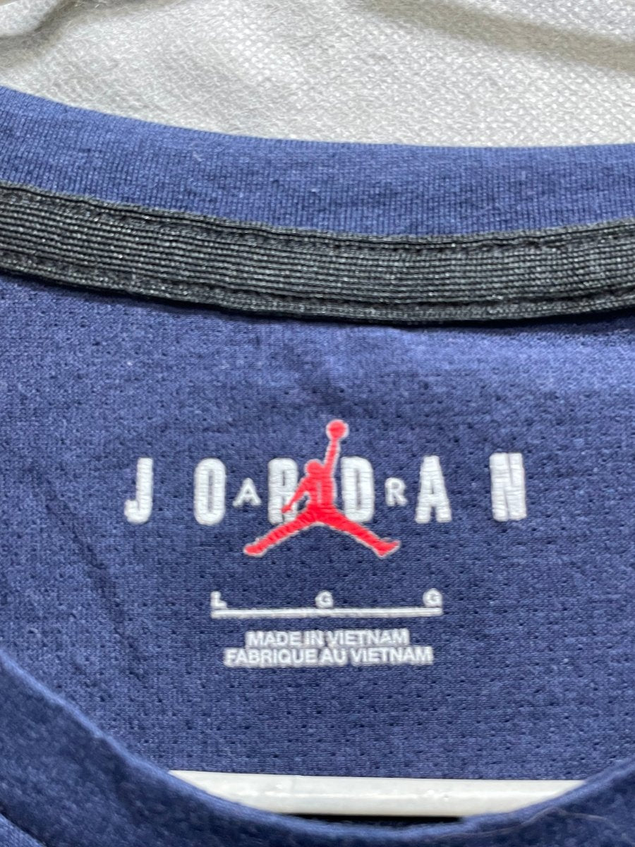 Jordan Blue Cotton T Shirt For Men L - Preloved Labels