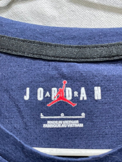 Jordan Blue Cotton T Shirt For Men L - Preloved Labels