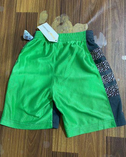 Jordan Green & Gray Sports Short For Boys 2 Years - Preloved Labels
