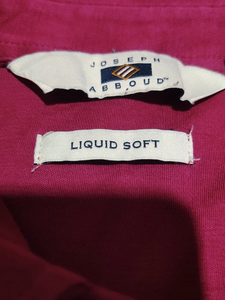 Joseph Abboud Men Sport Pink Polo T Shirt XL – Preloved Labels (view 3)