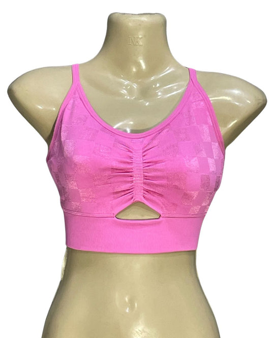 JOY BAL Pink Bra For Women Medium - Preloved Labels