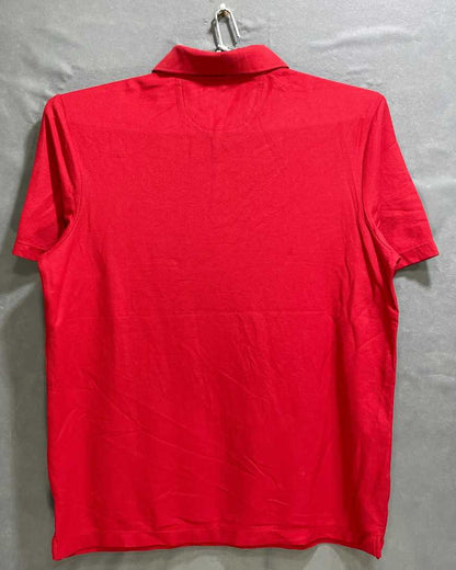 Klrkland Red Cotton Polo T Shirt For Men Small - Preloved Labels