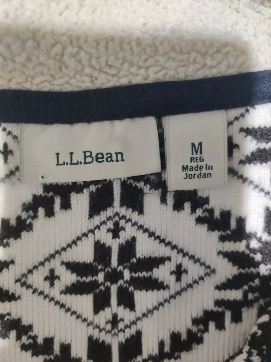 L.L.Bean Men Cotton Fleece Black Sweatshirt  M – Preloved Labels (view 3)