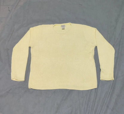 L.L.Bean Women Wool Yellow Sweater L – Preloved Labels (view 2)