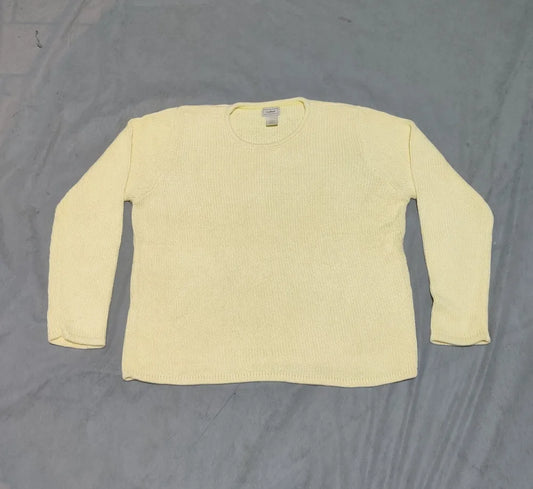 L.L.Bean Women Wool Yellow Sweater L – Preloved Labels (view 2)