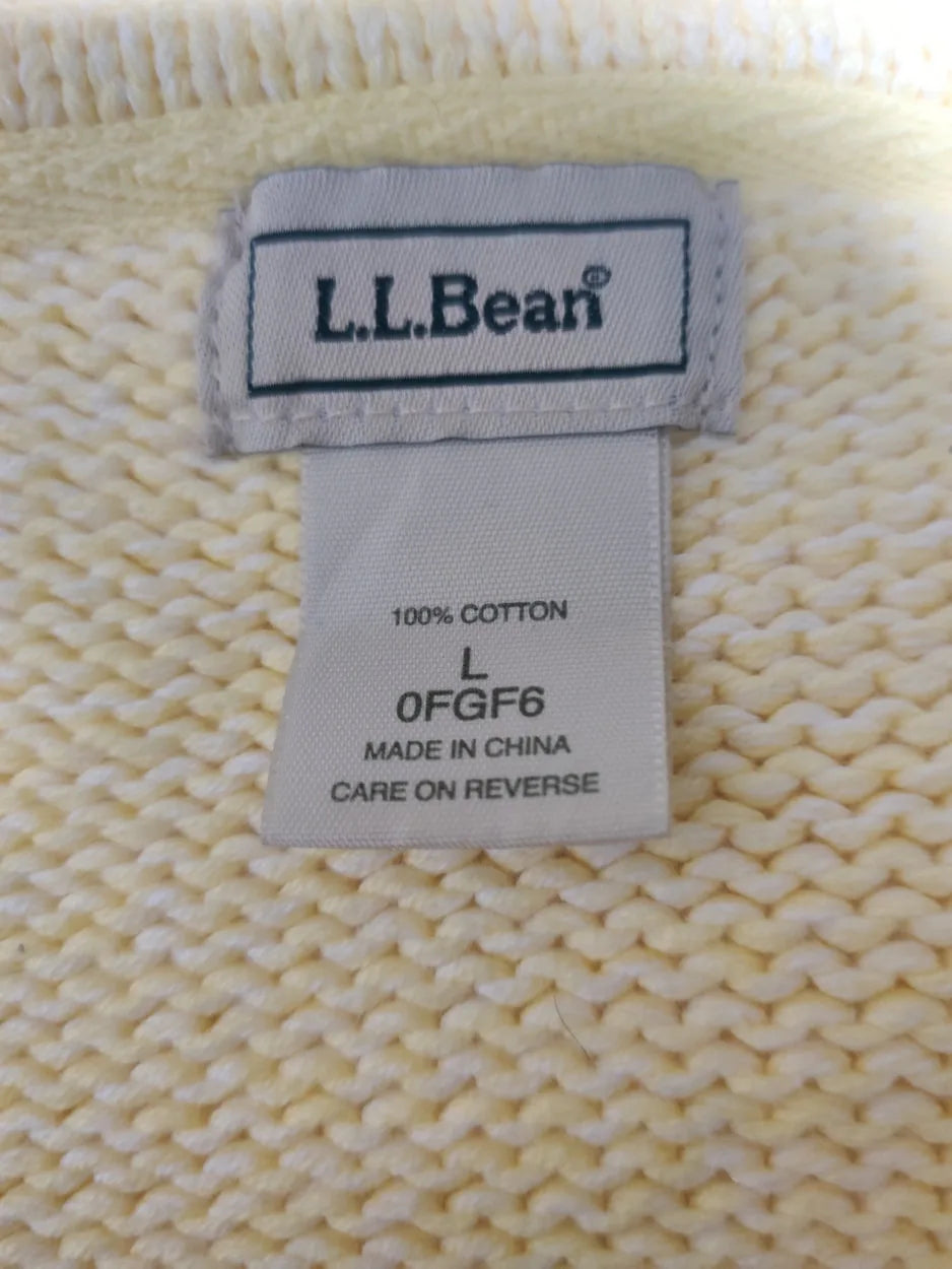 L.L.Bean Women Wool Yellow Sweater L – Preloved Labels (view 3)