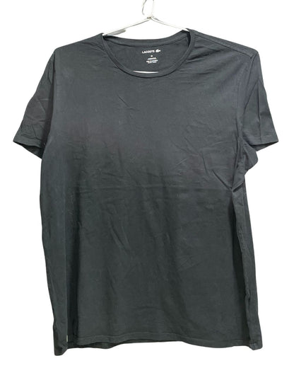 Lacoste Black Cotton Jersey Sport For Women T Shirt XX Large - Preloved Labels