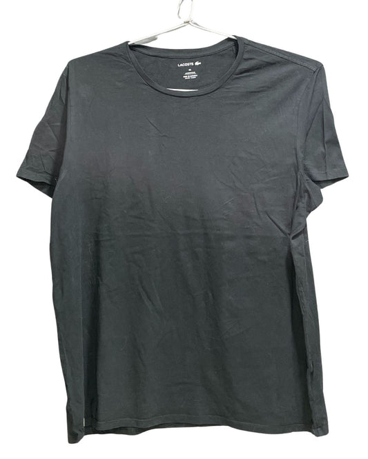 Lacoste Black Cotton Jersey Sport For Women T Shirt XX Large - Preloved Labels