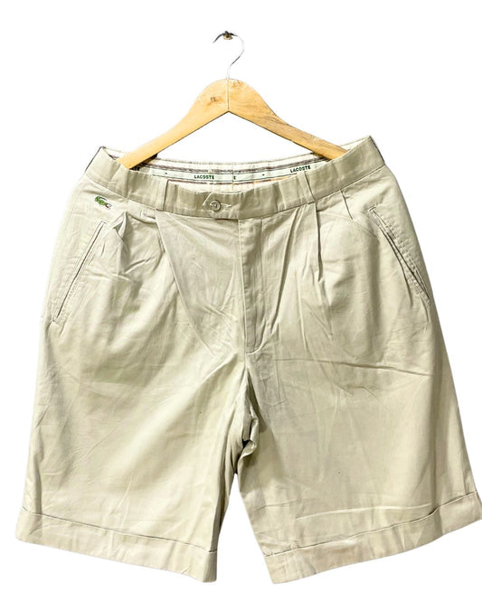 Lacoste Gray Cotton Short For Men M - Preloved Labels