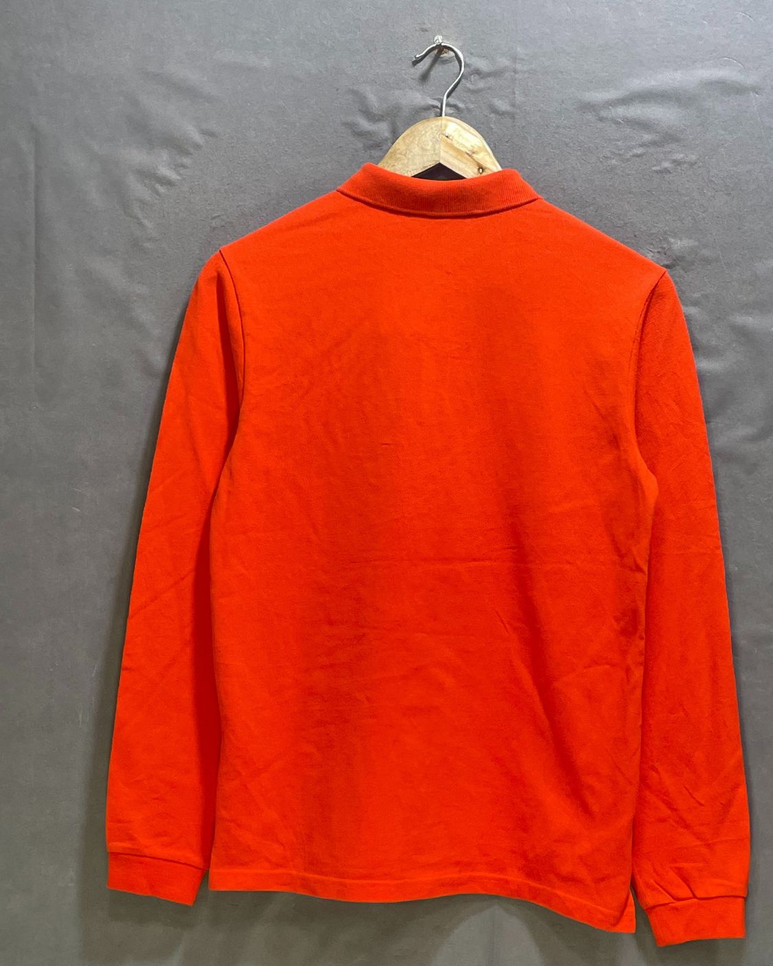 Lacoste Orange Cotton Polo T Shirt For Boy 16 Years - Preloved Labels