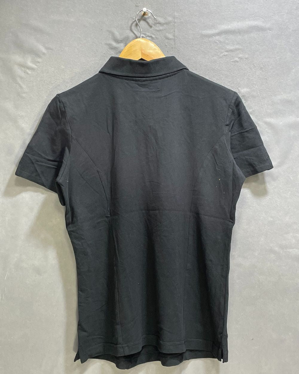 Lee Black Cotton For Women Polo T Shirt Medium - Preloved Labels