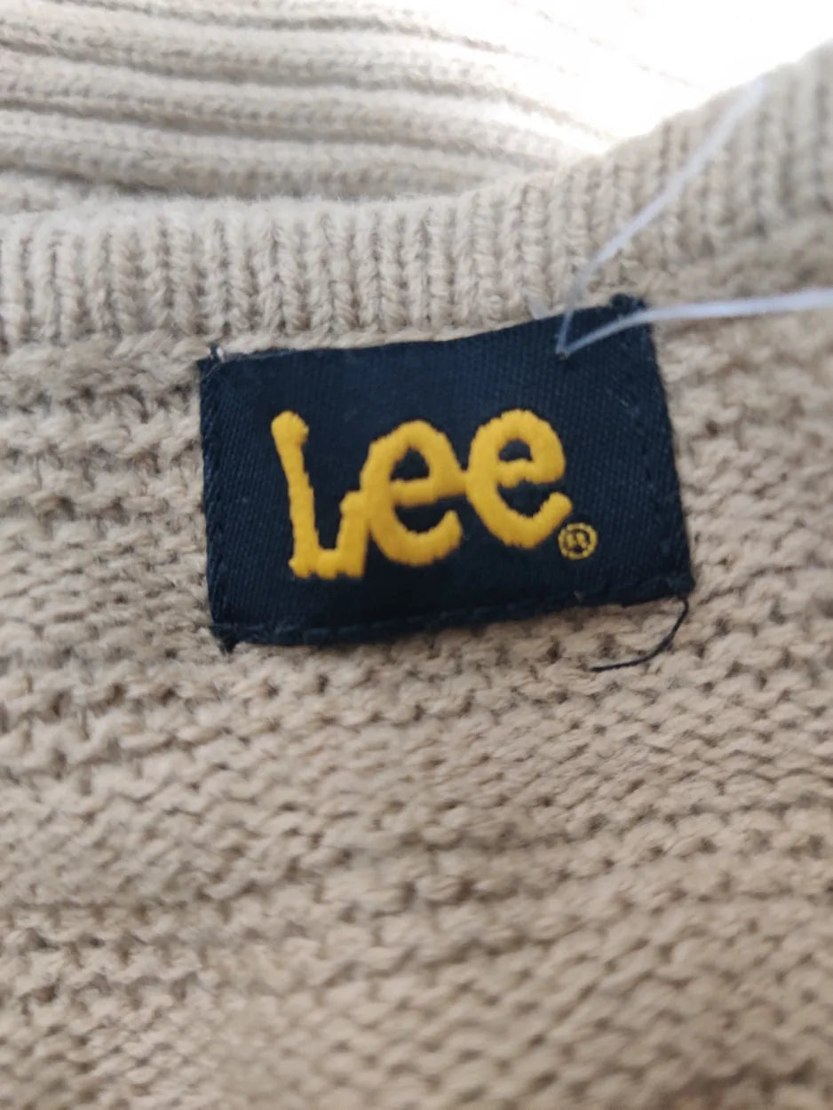 Lee Women Cotton Fleece Cream Sweater  L – Preloved Labels (view 3)