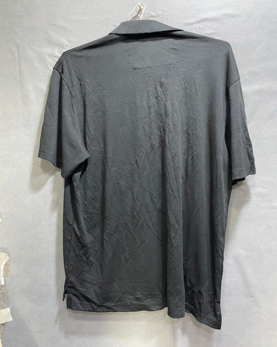 Level Wear Black Polyester Sport Polo T Shirt For Men X Large - Preloved Labels