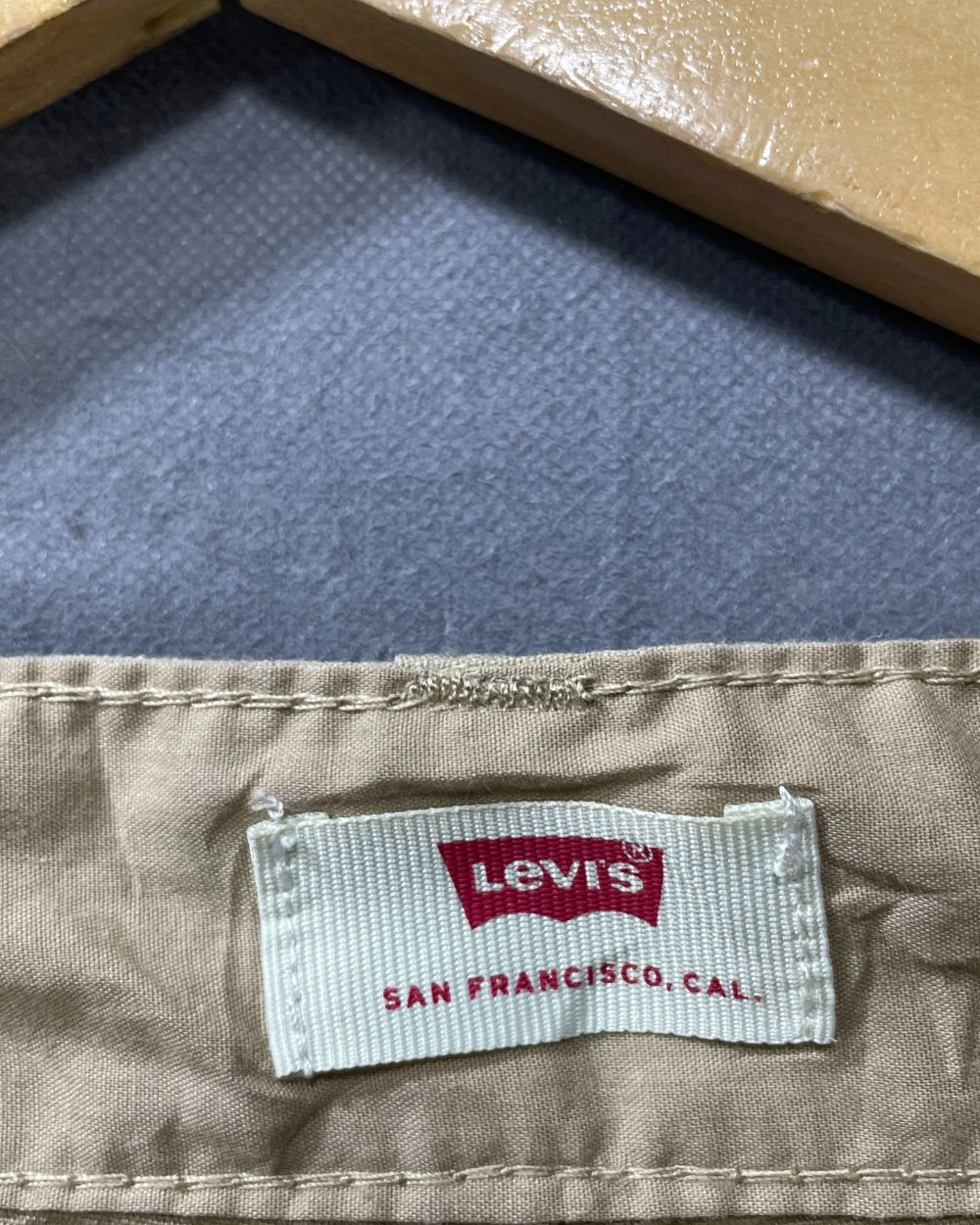 Levi's Khaki Cotton Short For Men S - Preloved Labels