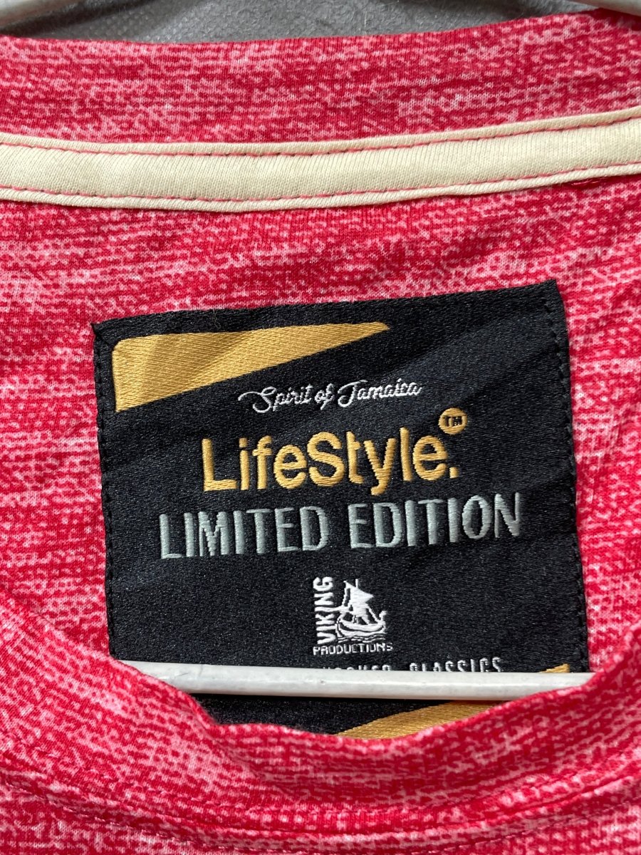 Life Style Red Cotton T Shirt For Men XL - Preloved Labels