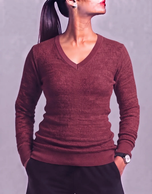 Lucky Brand Women Fabrique Maroon Sweater 2XL – Preloved Labels