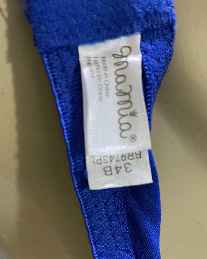 Ma Mia Blue Bra For Women Medium - Preloved Labels