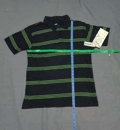 Machine  Men Sport Black Polo T Shirt XL – Preloved Labels (view 4)