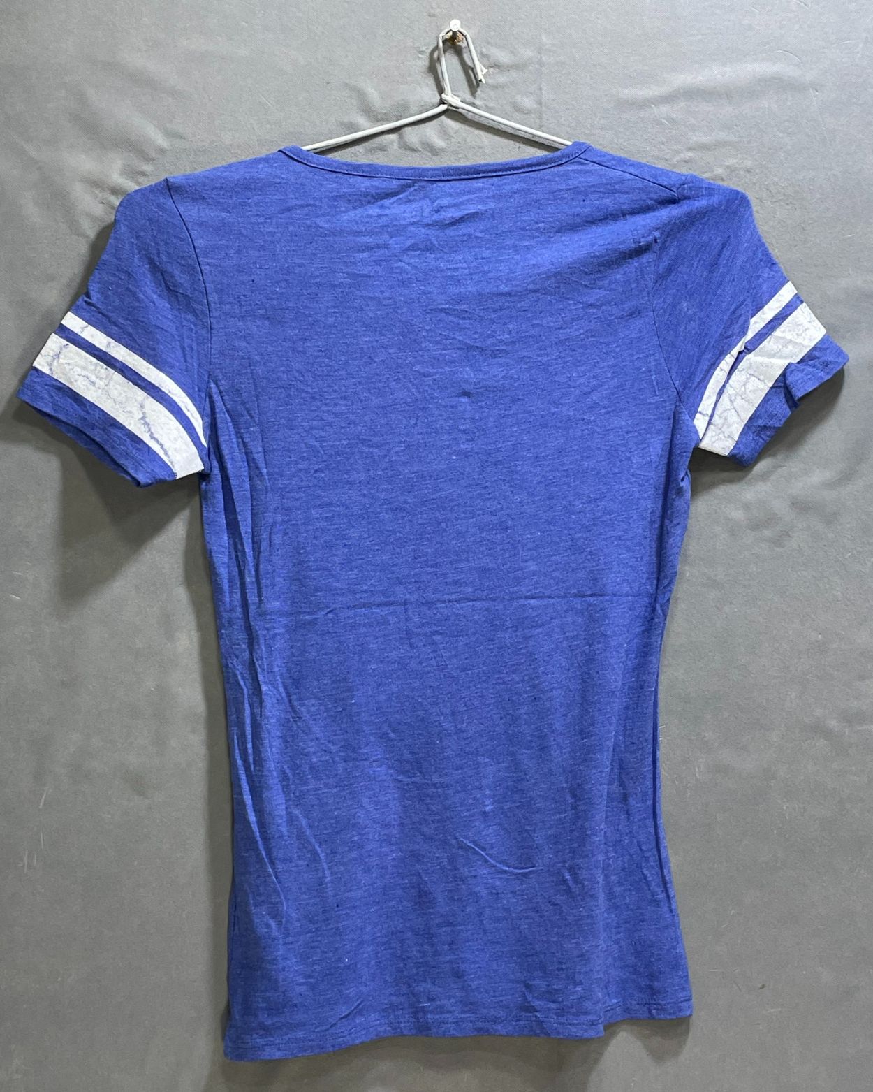 Majestic Blue Cotton For Women T Shirt M - Preloved Labels