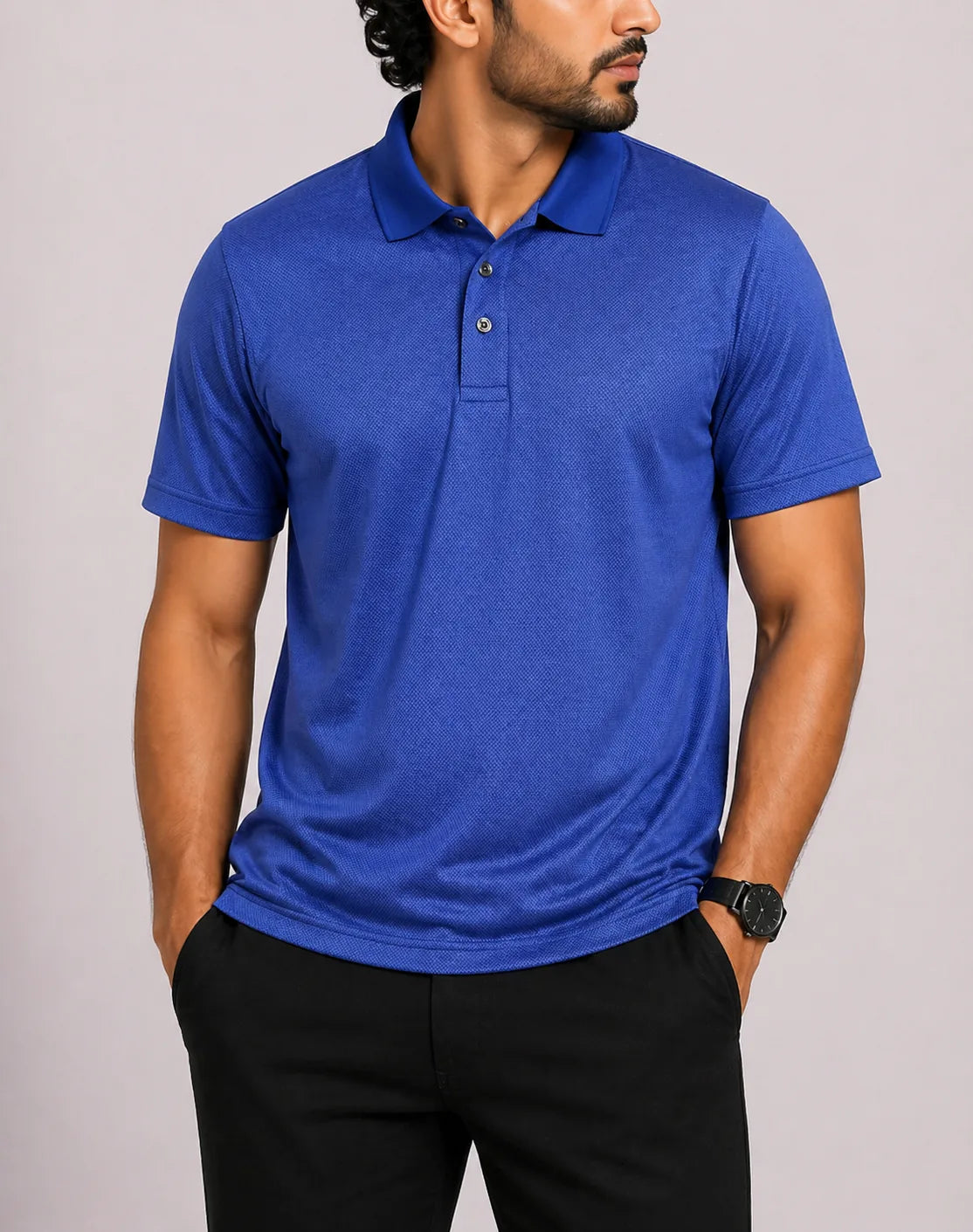 Member's Mark Men Sport Blue Polo T Shirt M – Preloved Labels