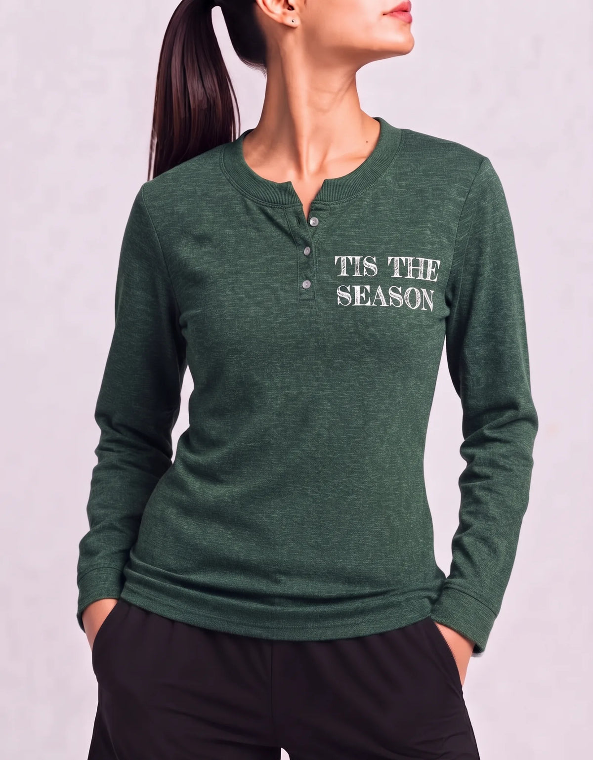 Merry Lane Women Polyester Green Sweatshirt S – Preloved Labels