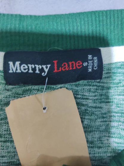 Merry Lane Women Polyester Green Sweatshirt S – Preloved Labels (view 2)