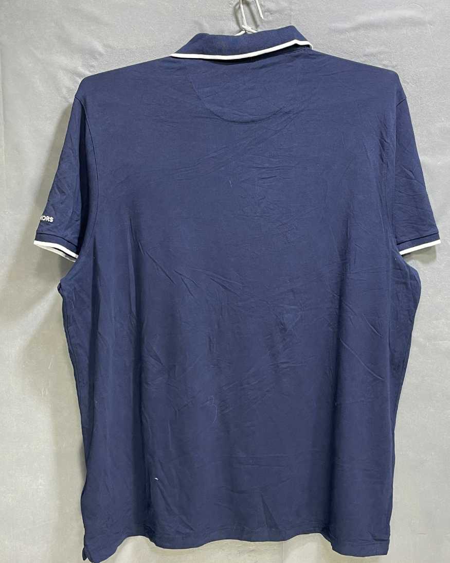 MIchael Kors Blue Cotton Polo T Shirt For Men XX Large - Preloved Labels
