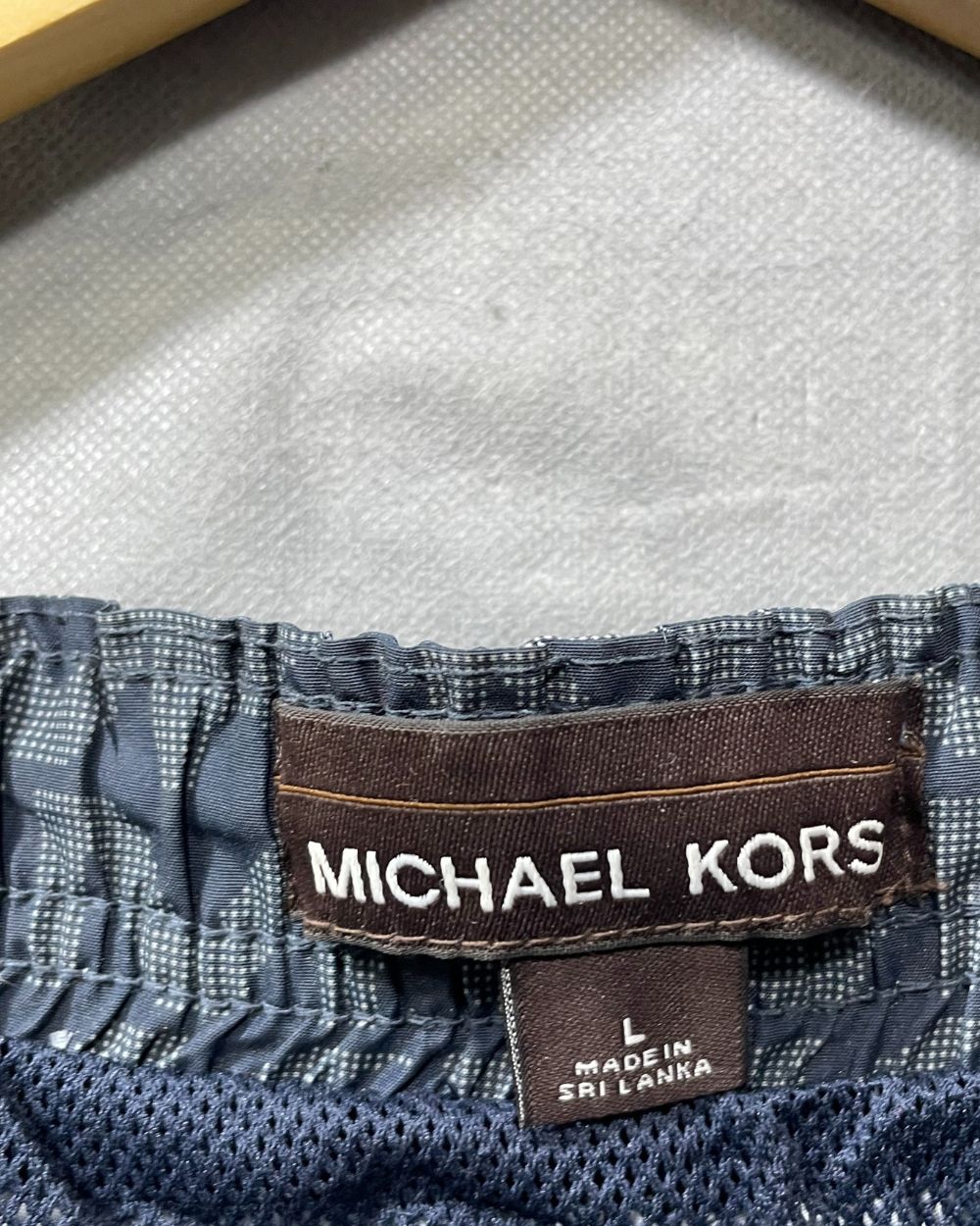 Michael Kors Blue Cotton Short For Men L - Preloved Labels