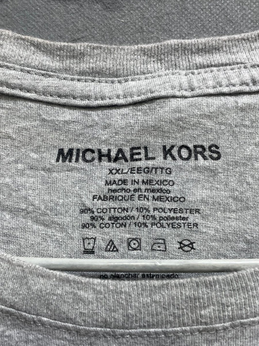 Michael Kors Gray Cotton T Shirt For Men XXL - Preloved Labels