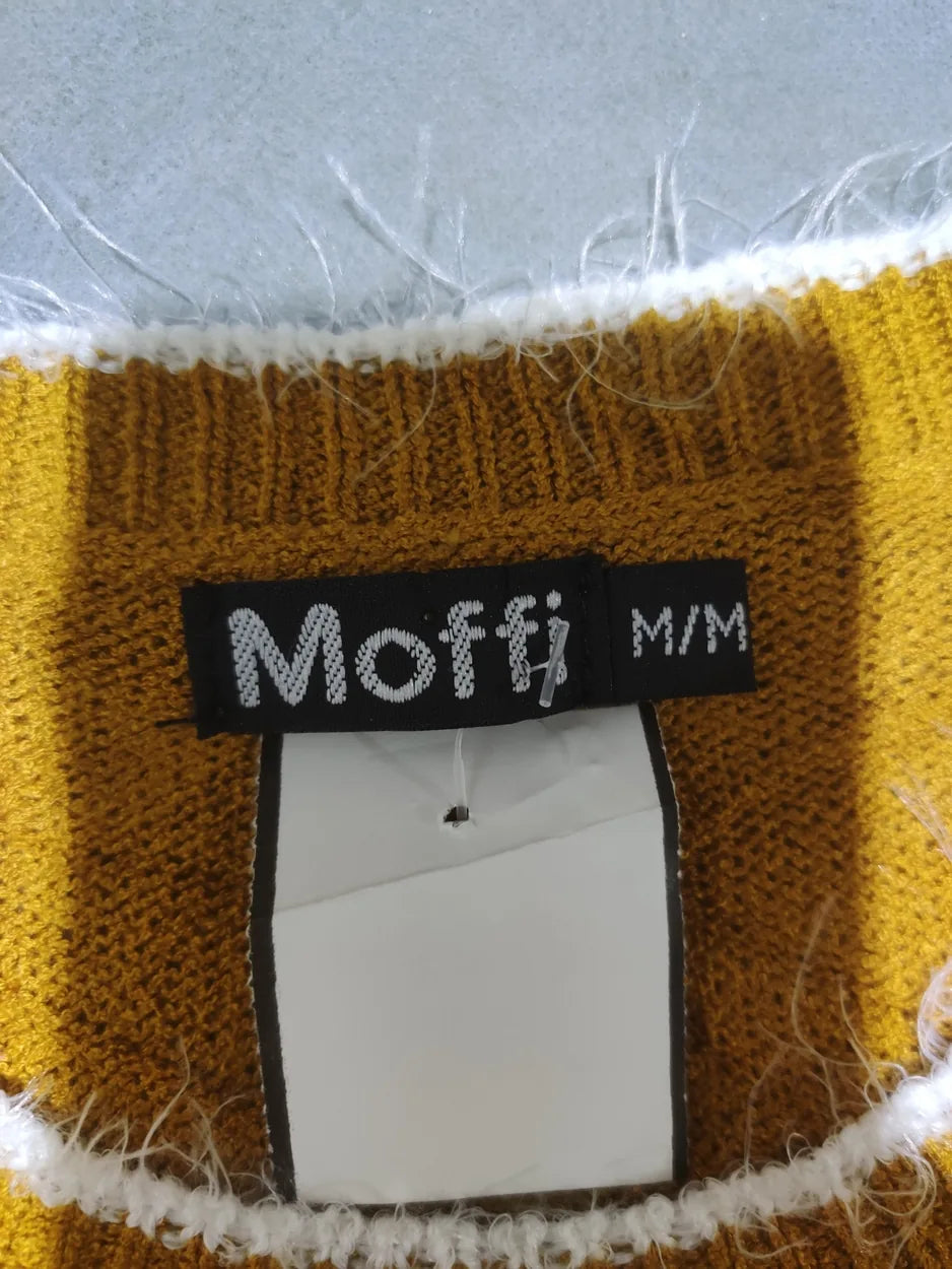 Moffi Women Acrylic Mustard Sweater M – Preloved Labels (view 4)