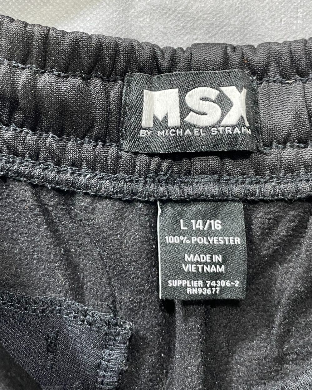 Msx Black Polyester Jersey For Boy 16 Years - Preloved Labels