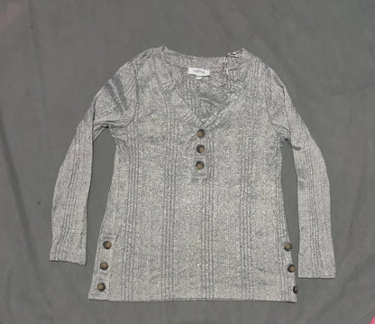 My Style Women Polyester Gray Sweater M – Preloved Labels (view 3)