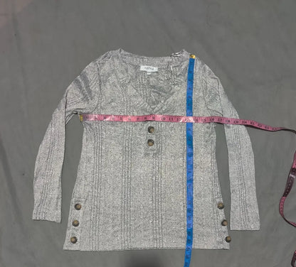 My Style Women Polyester Gray Sweater M – Preloved Labels (view 4)